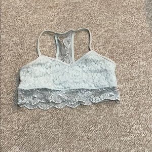 Abercrombie kids teal lace bra, size 9/10